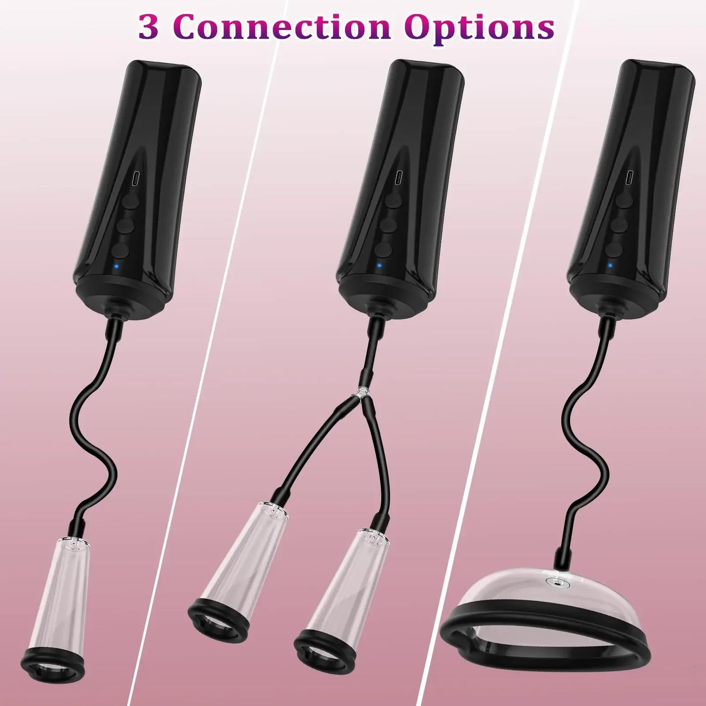 ASHBURNS Automatic Vacuum Vagina Pump Adult Sex Toys for Women Nipple Pussy Sucker Clitoral Pump with 6 Powerful Mode Female Masturbation