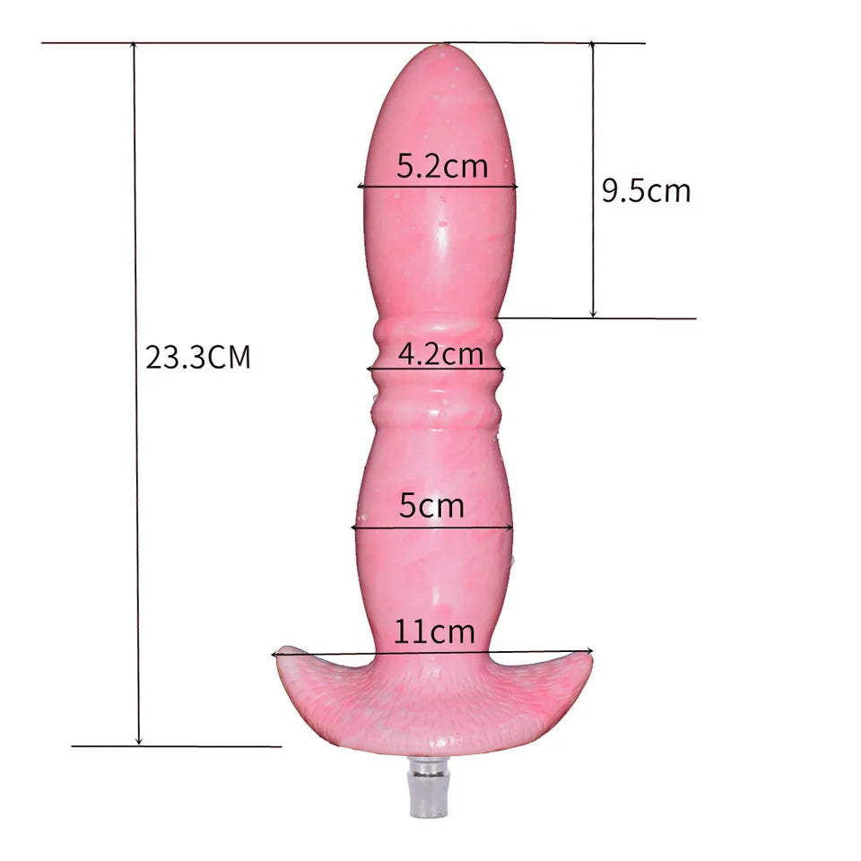 ROUGH BEAST Pink Silicone Dildos for Women Vac u Lock Sex Machine Attachment Male and Female Anal Plug Masturbation Accessories