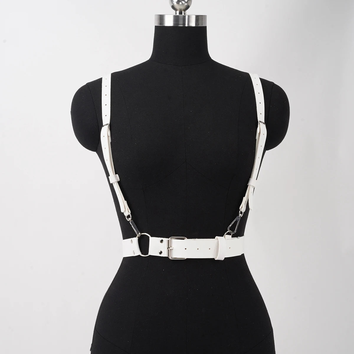 Women Fashion Leather Waist Belt Shaping Waistband Body Harness Belt Leathersuspenders for Women Gothic Clothing Accessorie