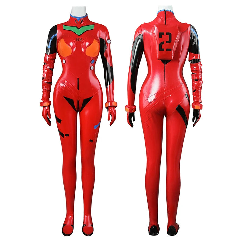 ROLECOS EVA Asuka Langley Soryu Cosplay Costume Asuka Langley Soryu EVAc