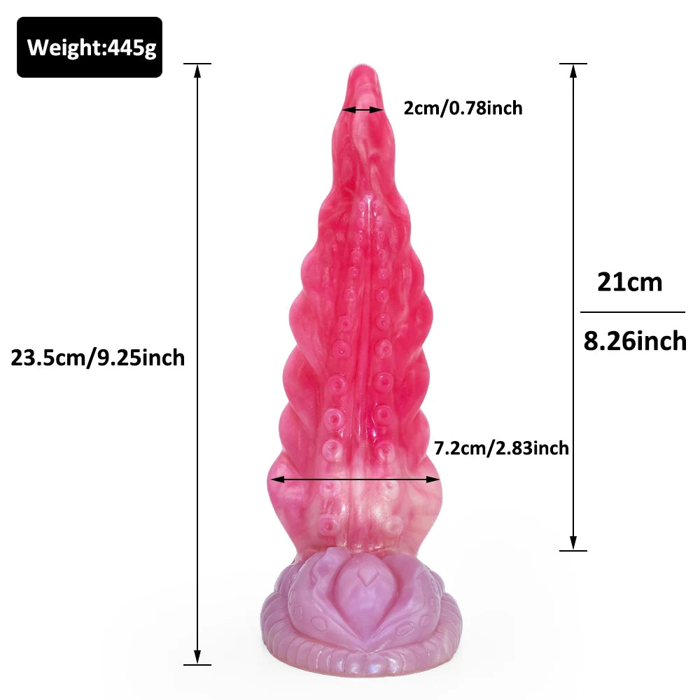 ASHBURN Multicolor 7-8IN SEA CREATURE DILDO