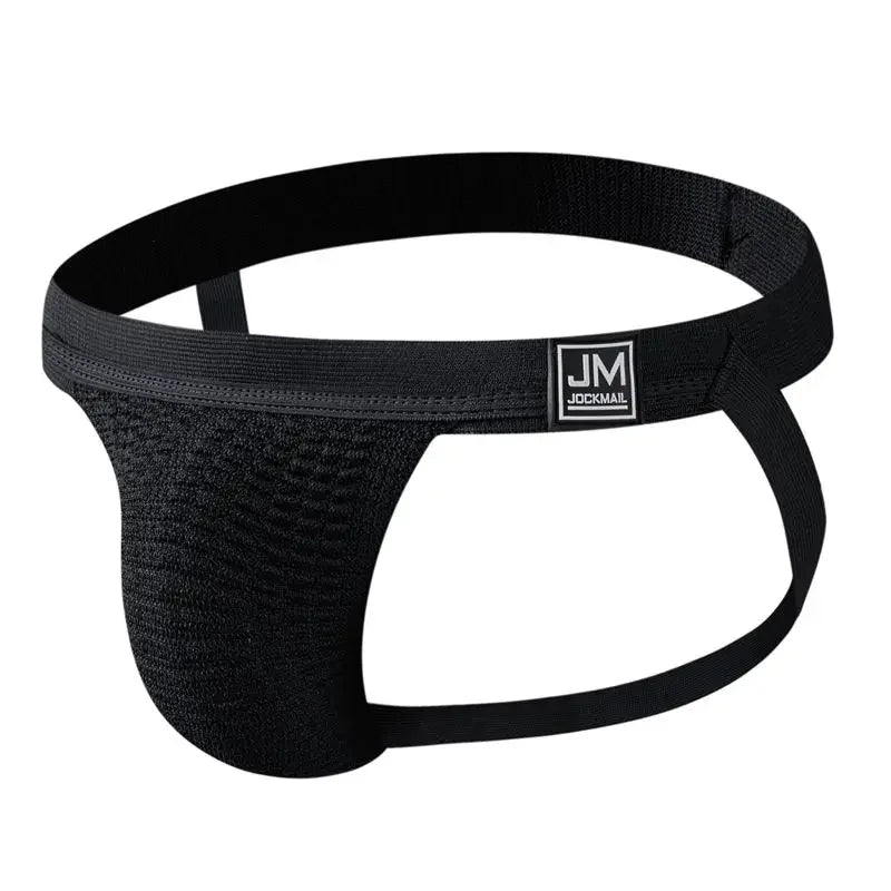 Sexy Men Underwear Brief Underpants Rainbow Gay Men's Jockstrap Bikini Slip Men's Tanga String Thong Breathable or As Swimwear