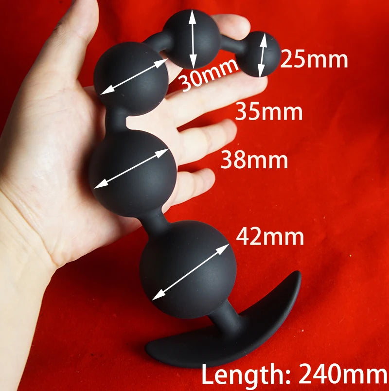 Silicone Anal Beads Dilator,Big Annals Balls,Long Ass Anus But Butt Plug,Analplug Buttplug Butplug,Analsex Prostate Sex Toys