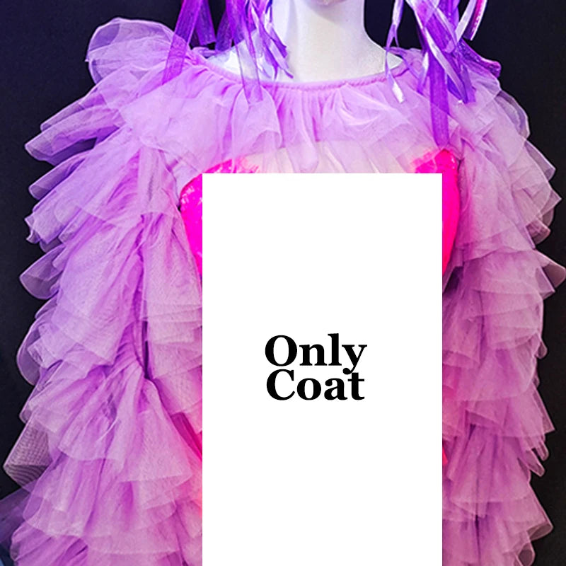Adult Nightclub Gogo Dancer Stage Clothes Sexy Bikini Rave Outfit Pole Dance Clothing Drag Queen Costume DJ DS Clubwear VDB5031