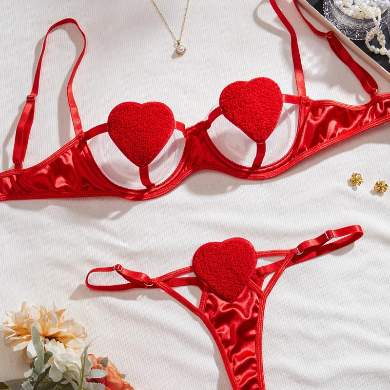 Push Up Bra and Underwear Set Women Sexual Lingerie Woman Lingeries Sexy Lingerie Super Hot Women's Underwear Sets Sexy Below