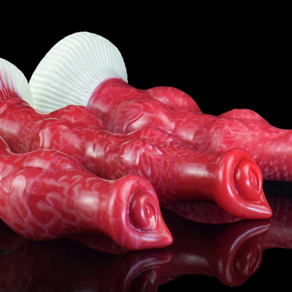 ASHBURN Huge Knot Dildo with Strong Sucker Soft Silicone S-M-L 10IN