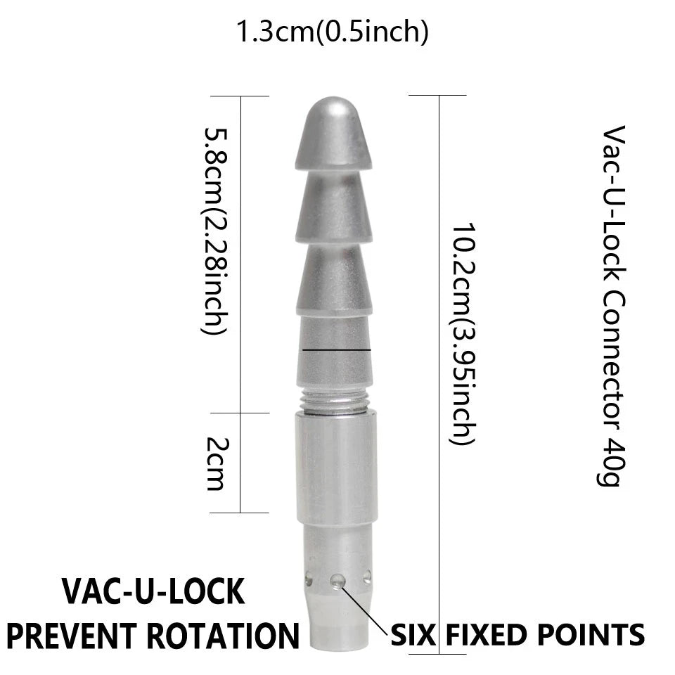 ASHBURN Silicone for Vac-u-Lock Machine VARIETY OF MONSTER SILICONE ATTACHMENTS