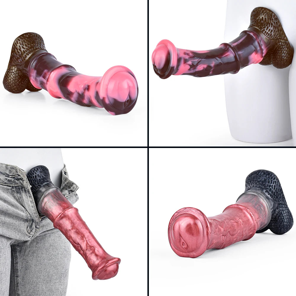 ASHBURN Huge 8.6 STALLION Dildo Liquid Silicone