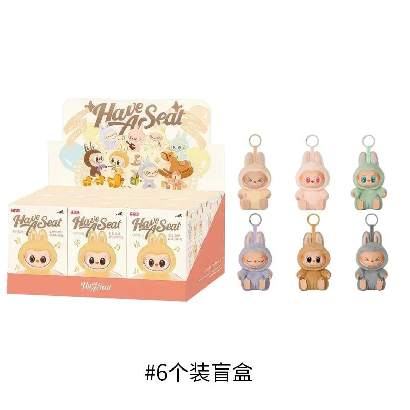 High Quality LBB Plush Toys Skullpanda Mokoko Zimomo Halloween LBB Keychain Doll Christmas Gift Keyring Toy Replica Gift