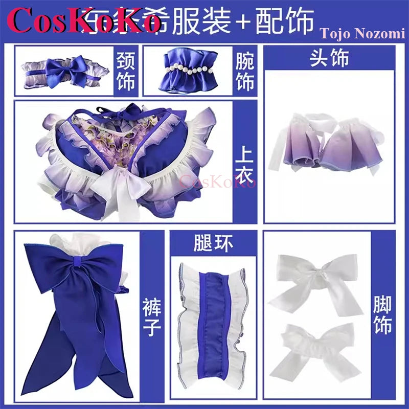 CosKoKo Aqours All Members Cosplay Anime LoveLive Costume Sweet Lovely Swimsuit Women Halloween Party Role Play Clothing S-XL