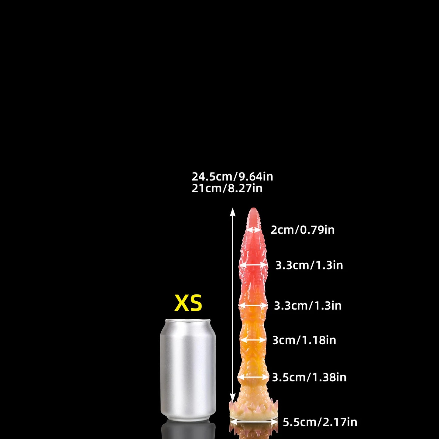 Nothosaur Meo's Ridge Dragon-Shaped Imitation Toy Dildo Super Long Sex Barb for Adult Fantasy Male Female Masturbation Orgasm