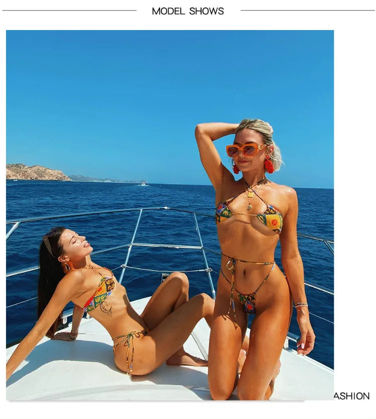 Custom DIY Biquini Newest Sexy Inspired Designer Swimwear bikini kendall jenner swimwear mini micro bathing suits girls E2068
