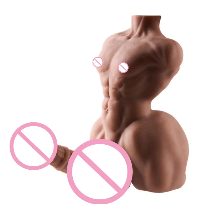 Arthur Torso Sexy Doll with Horse Dildo Universal Sex Toys Adult Toy Perfect Tits Sexy Doll Sex Torso Sex Toys for Man 18+