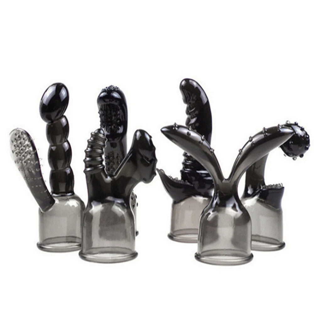Vibrator Accessories AV Stick Head Cover Magic Wand Rod Head Cap G Spot Clitoris Stimulator Massager 18 Adult Sex Toys For Women