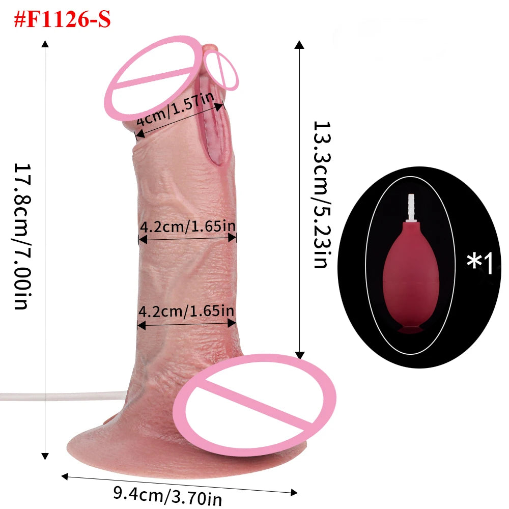 ASHBURN FLOOD RITE – Realistic Squirting Dildo