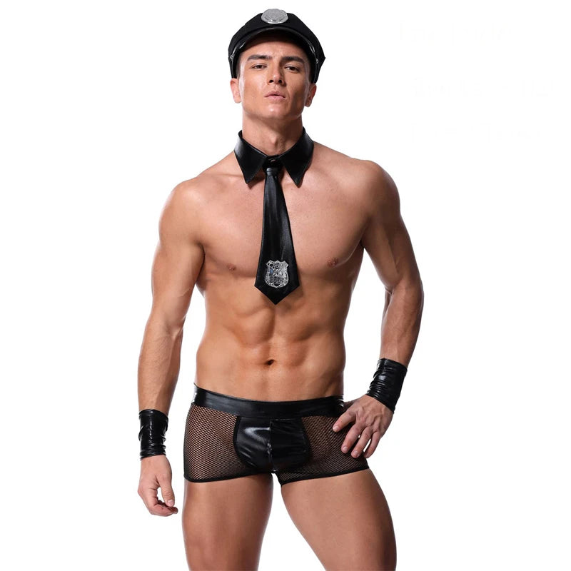 Multiple Sexy Men Navy Sailor Suit Cop Doctor Prisoner Costume Erotic Temptation Playsuit Cosplay Party Fancy Dress