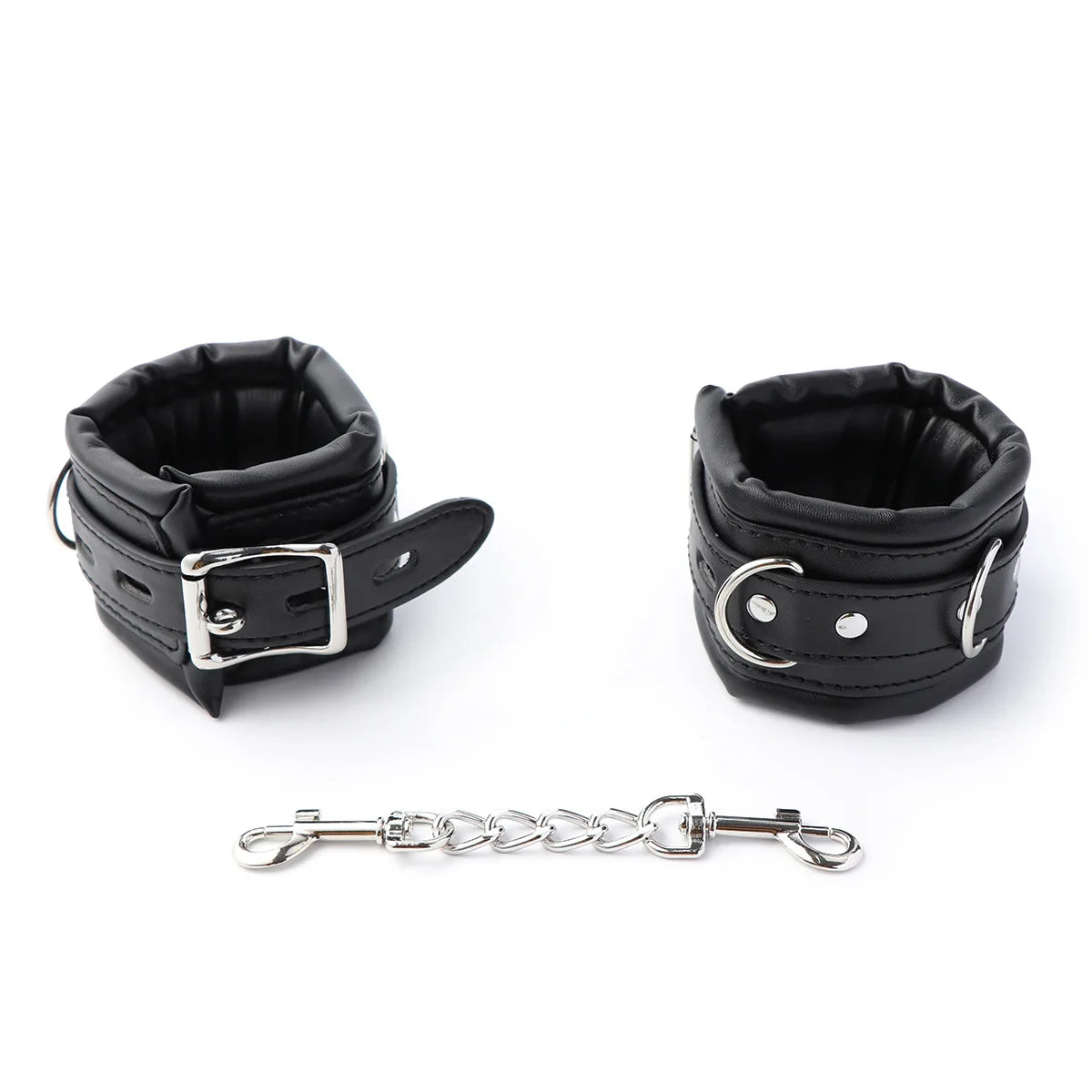 Bondage Kits Extendable Products Leather Restraint Set Handcuffs Ankle Cuffs Bdsm Toys For Couples Women 18 Adult Games