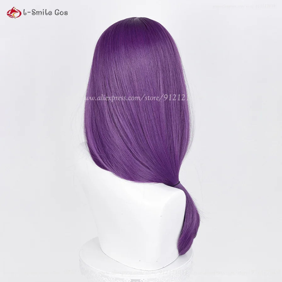 Anime Cosplay Kamishiro Rize Cosplay Wig 70cm Purple Braid Styling Rize Kamishiro Wigs Heat Resistant Synthetic Hair + Wig Cap