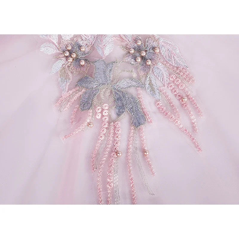 Sexy Bride Wedding Gown Veil Pajamas Cosplay Costume Women Embroidery Lace Flower Bodysuit See Through Girls Role Play Underwear