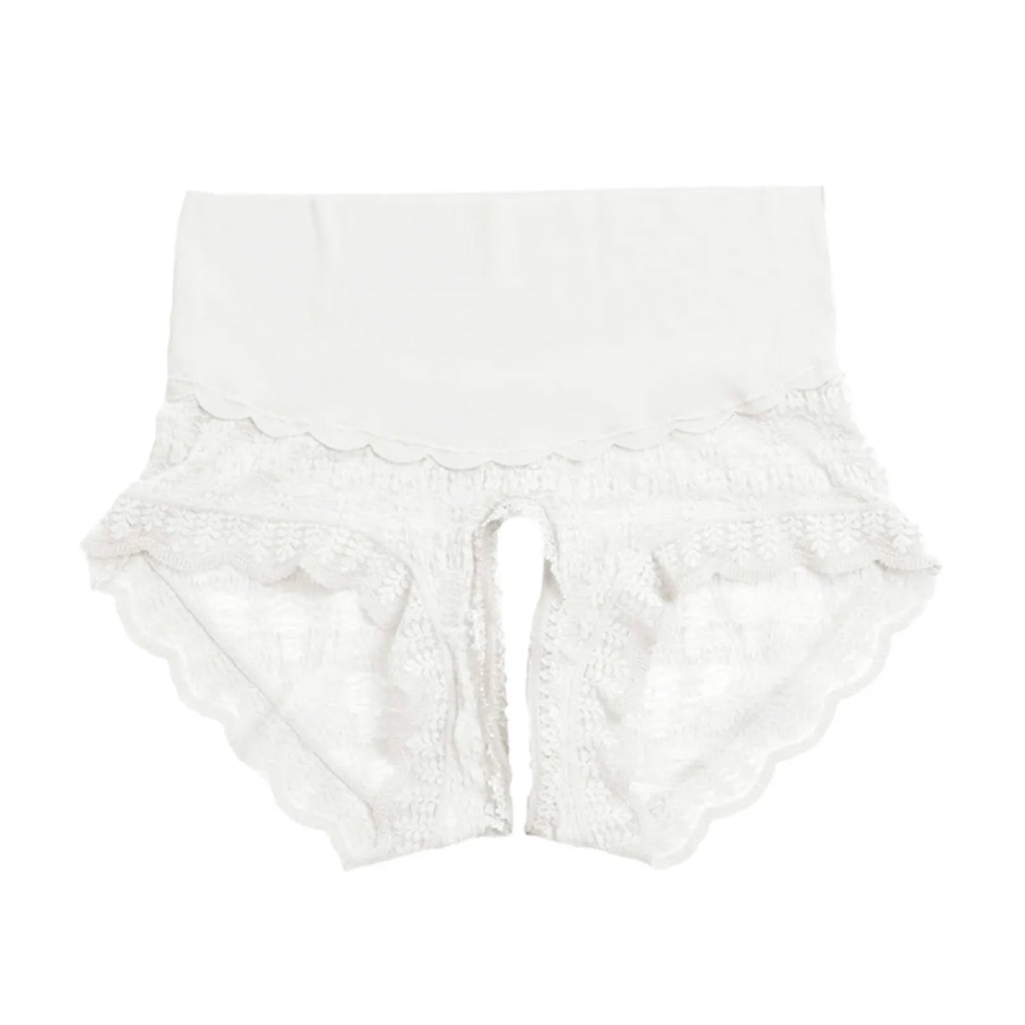 Mesh Thong Panties Sexy Floral Lace Panties High Waist Cloud Lace Open Crotch Panty Women S Underwear Cotton Bikini