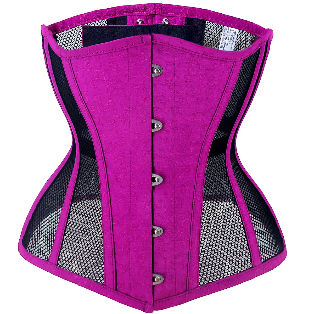 Elegant Underbust Corset Bustier Lace-Up Waist Trainer Corset for Evening Dress Shapewear