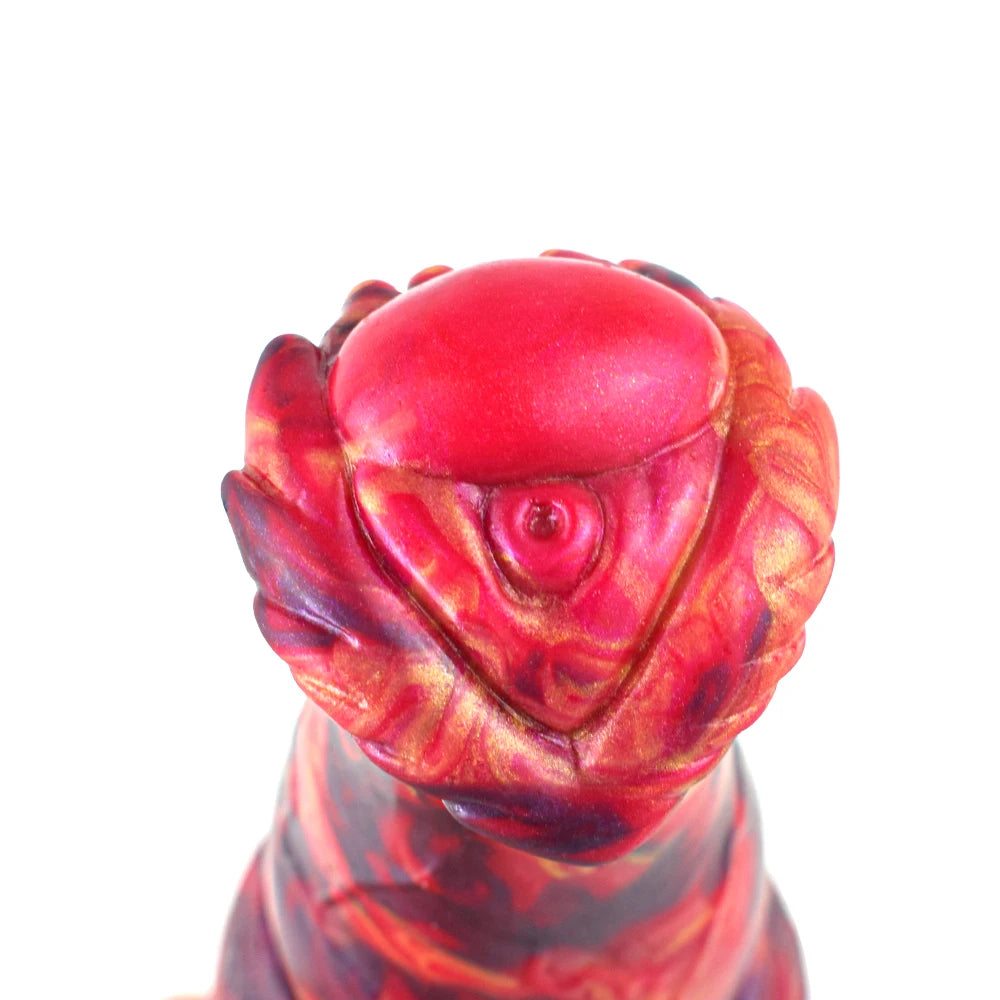 ASHBURN Alien STALLION Dildo with Suction Cup Knot Flower Head Prostate Stimulator Cock Buttplug Sexy Shop Toy for Women Men Foreplay