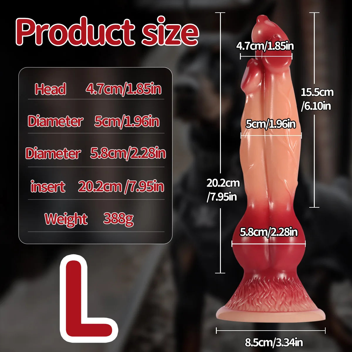 Alien Realistic Huge s-xl triple beast