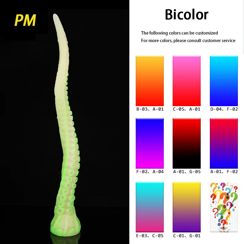 ALLA Tentacle Dildo Color Silicone Toys Realistic Octopus Fake Penis Adult Fantasy Dildo Holder Masturbation sex toy