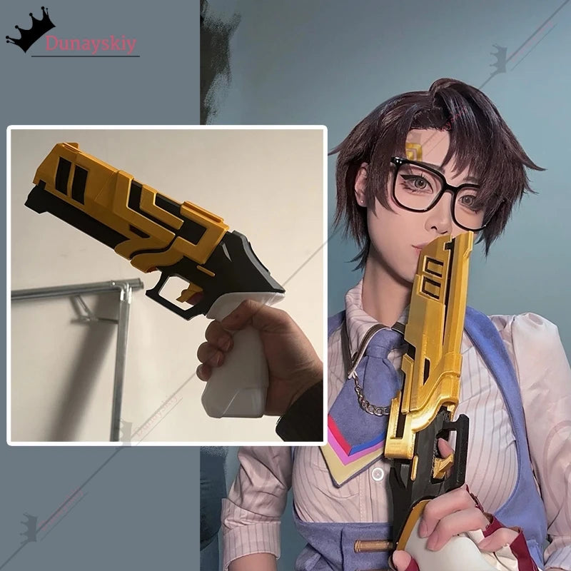 Chamber Cosplay Costume Game VALORANT Role-Play Suit (XS-L)Anime Fancy Party Vest Shirt Pants Halloween Uniforms Women's Dresses