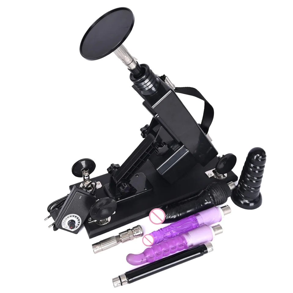 ASHBURN 3XLR Connector Sex Machine for Women and Men with Dildo Attachment Automatic Masturbation Machine Sex Toys Products