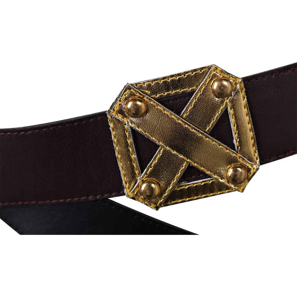 Arcane Jinx Double Layer Waist Belt With Strap 2024 Game LoL TV 2 Cosplay Costume Adult Women Roleplay Fantasia Props Female