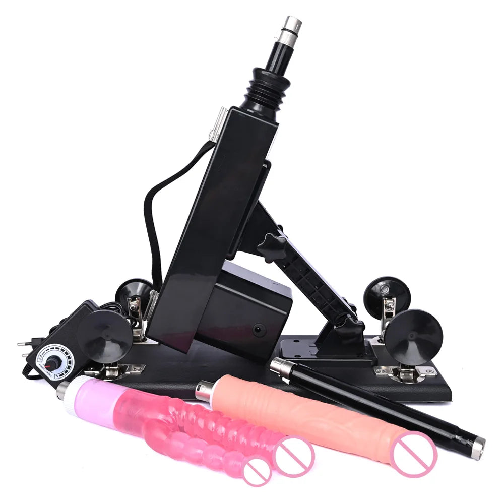 ASHBURN 3XLR Connector Sex Machine for Women and Men with Dildo Attachment Automatic Masturbation Machine Sex Toys Products