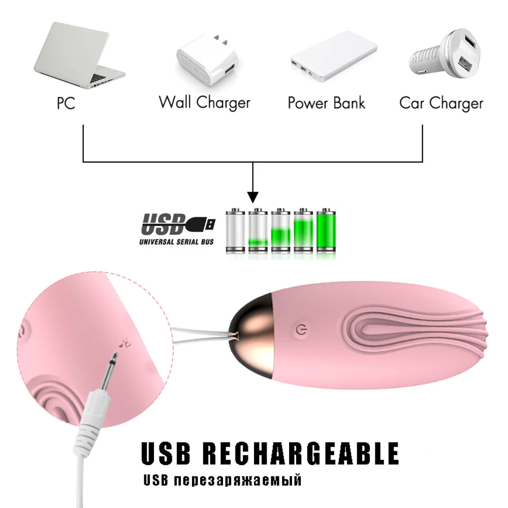 Sex Toys for Woman Wireless Remote Control 10 Speeds Vibrating Eggs Clitoris Stimulator Vaginal Massage Ball G- Spot Vibrators