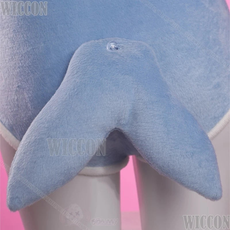 Gawr Gura One-piece Nightgown Cutie Sharks Tails Sexy Lingrie Cosplay Costume Halloween Women Xmas Hooded Pyjamas Customized