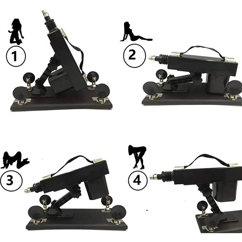 ASHBURN 3XLR Connector Sex Machine for Women and Men with Dildo Attachment Automatic Masturbation Machine Sex Toys Products
