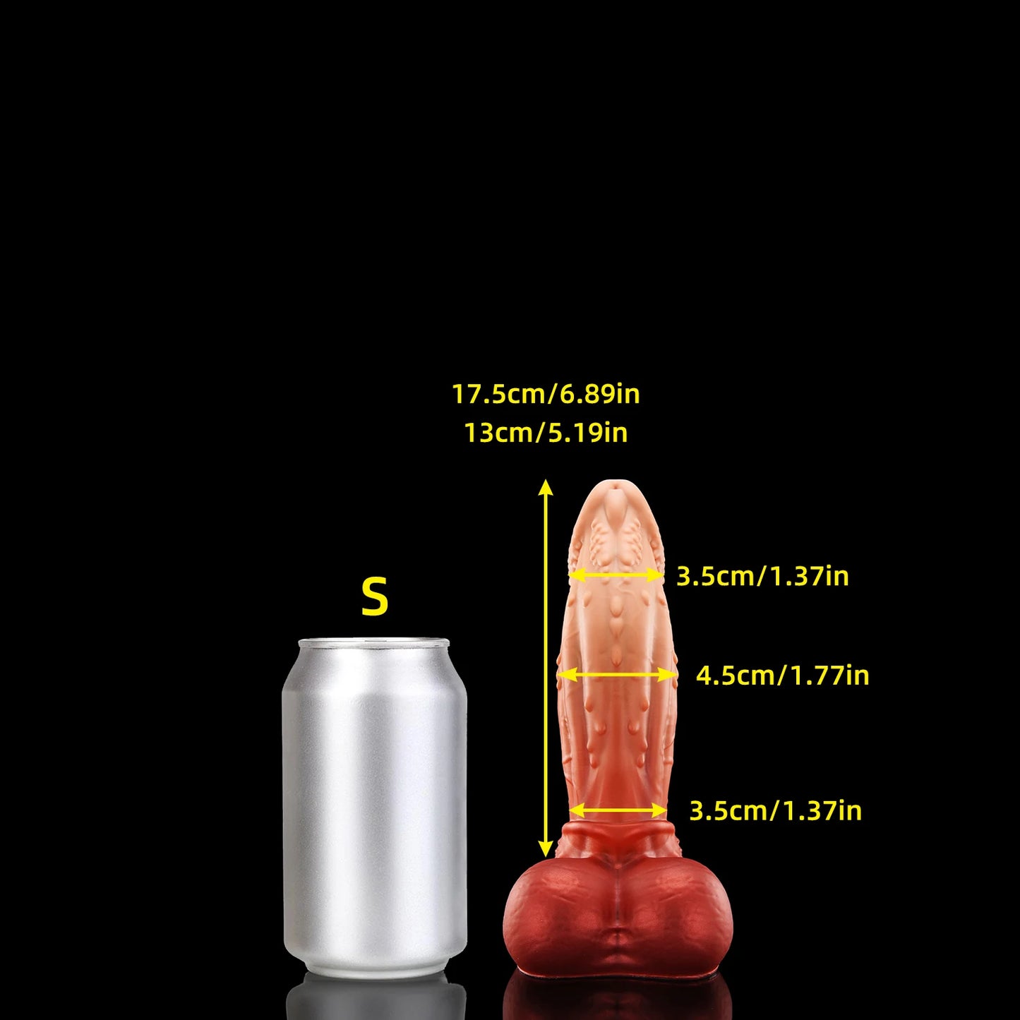 CANON Huge ALIEN Fantasy Dildo CURVY AND THICK MINI-XXL