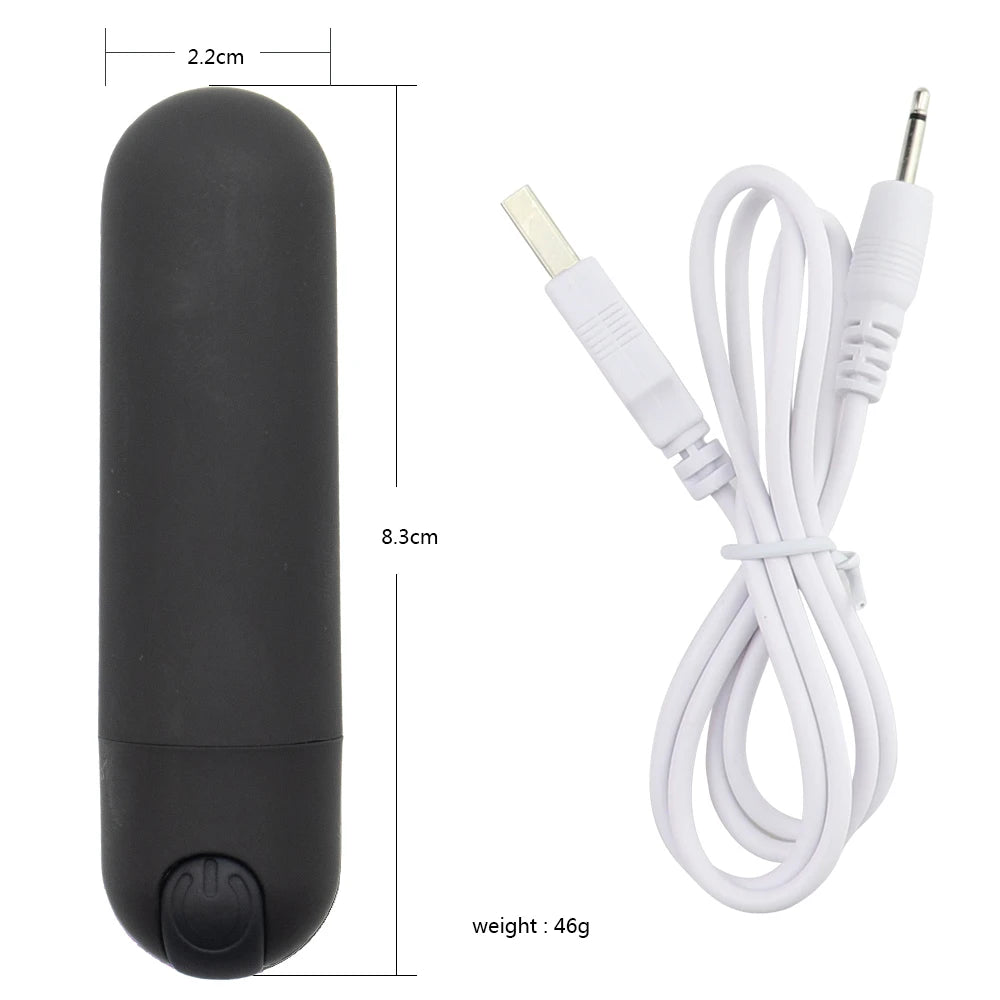 Mini 10 Modes Quiet Waterproof Bullet Tool Powerful Mini G-Spot Massager for Women Pleasure Bullet Portable Sex Toy