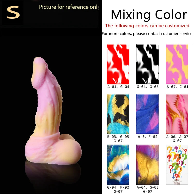 CANON Huge ALIEN Fantasy Dildo CURVY AND THICK MINI-XXL
