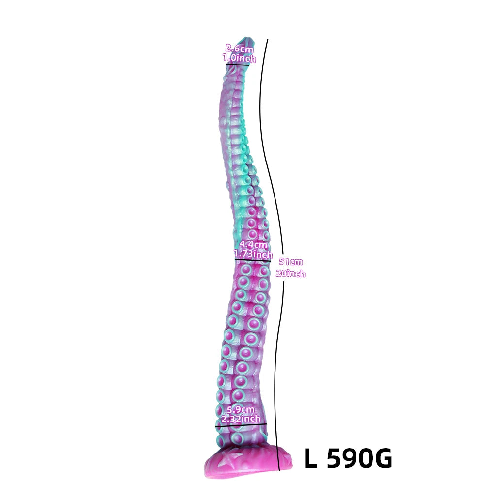 Octopus tentacles Dildo Soft Anal Plug Silicone Long Butt Plug Anus Expansion Prostate Massager Vagina Adult Sex Toys Sex Shop