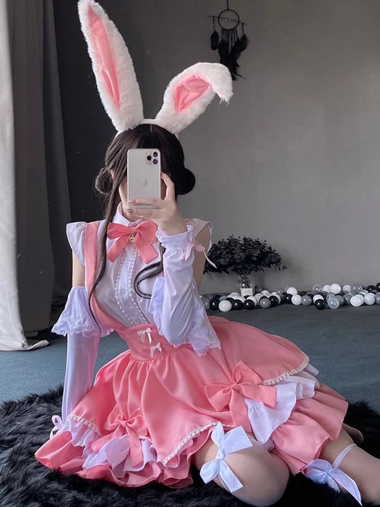 Sexy Lingerie School Student Uniform Role Play Costume Women Cute Mini Skirt Tight Blouse Set Porn College Girl Cosplay Anime