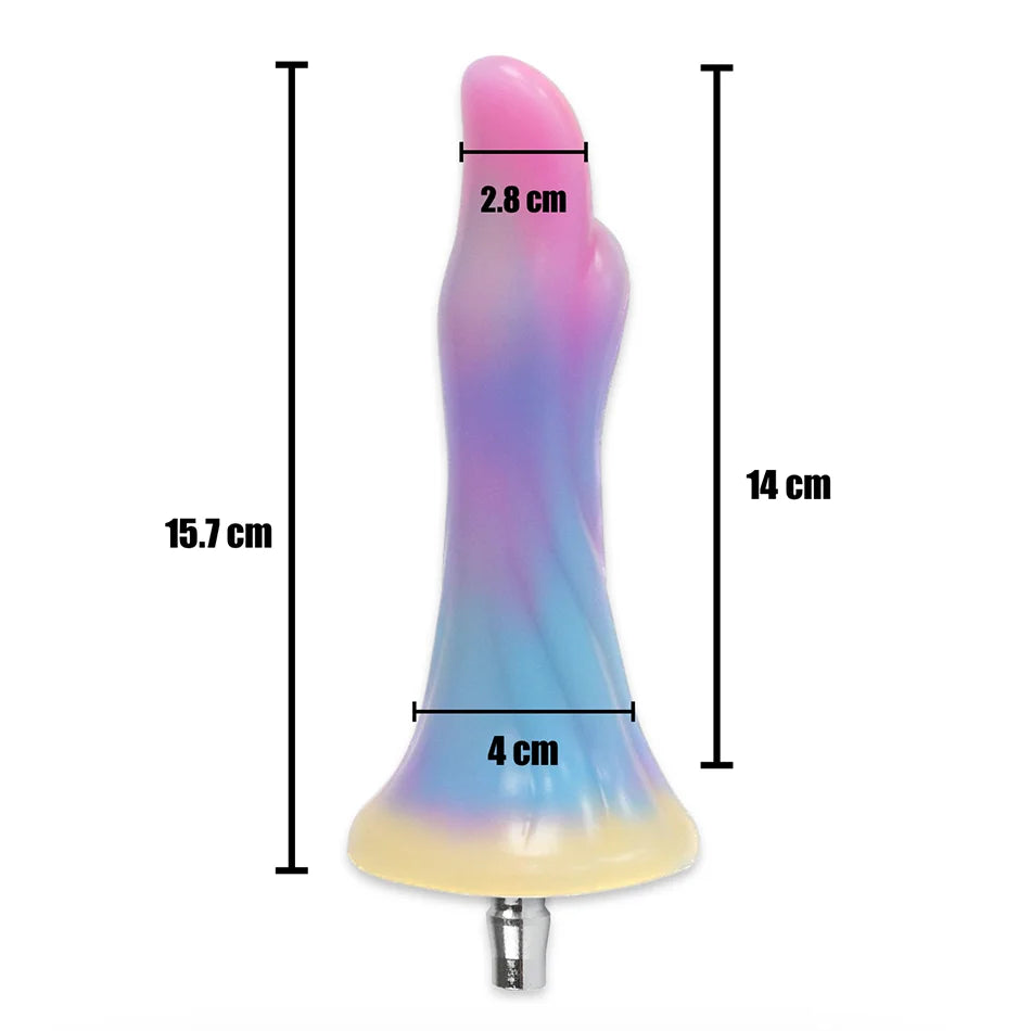 ASHBURN Luminous Sex Machine Attachments Masturbation Dildos VAC-U-LOCK