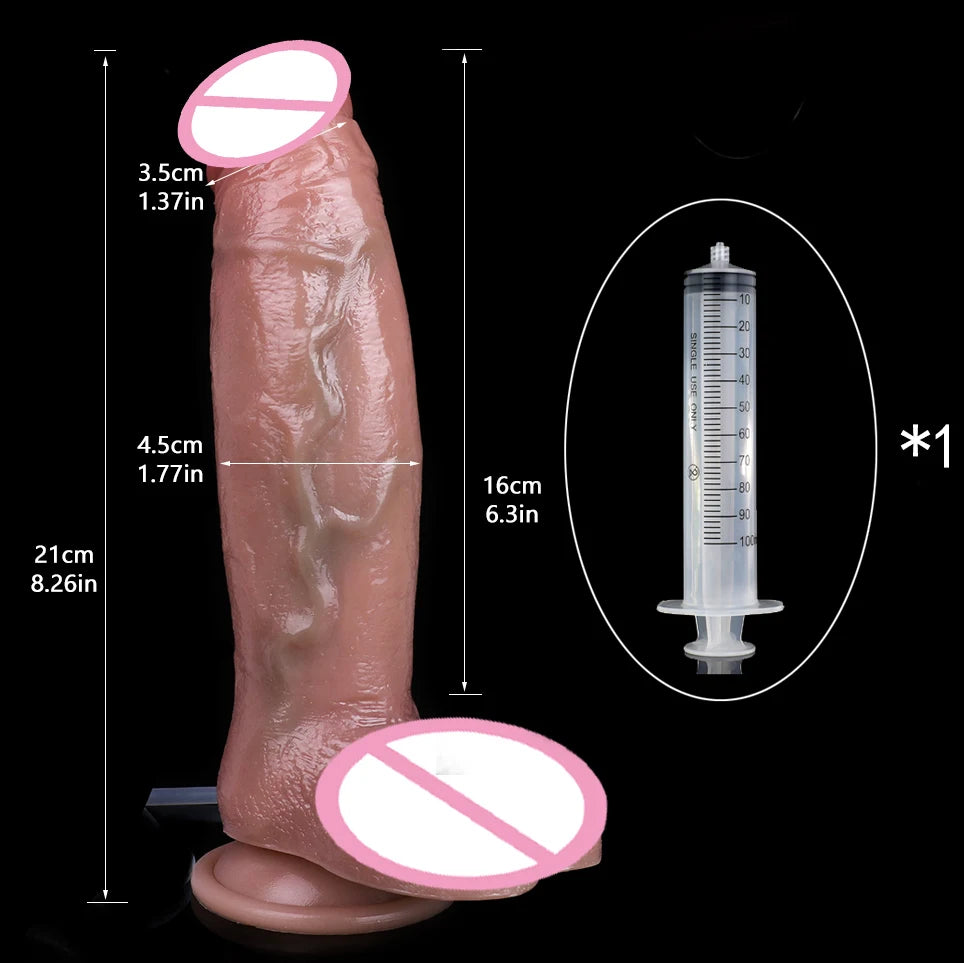 ASHBURN BLOODLINE RITE – Suction Squirting Dildo with Foreskin Detail