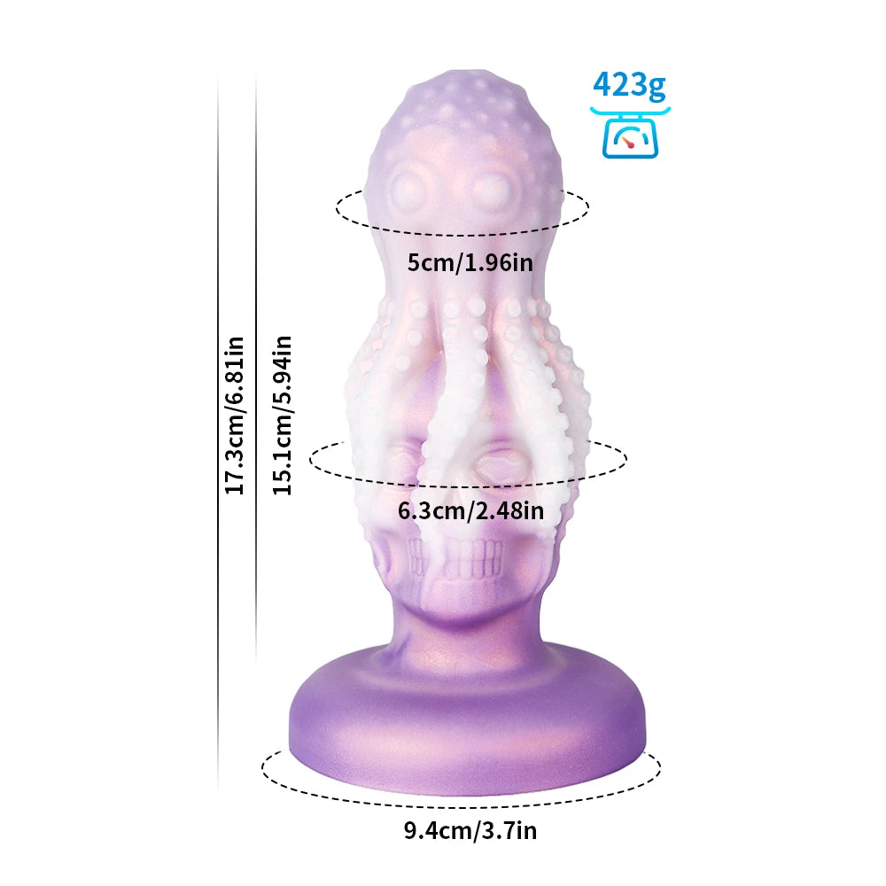 Huge Simulated Octopus Alien Dildo Prostate Massage