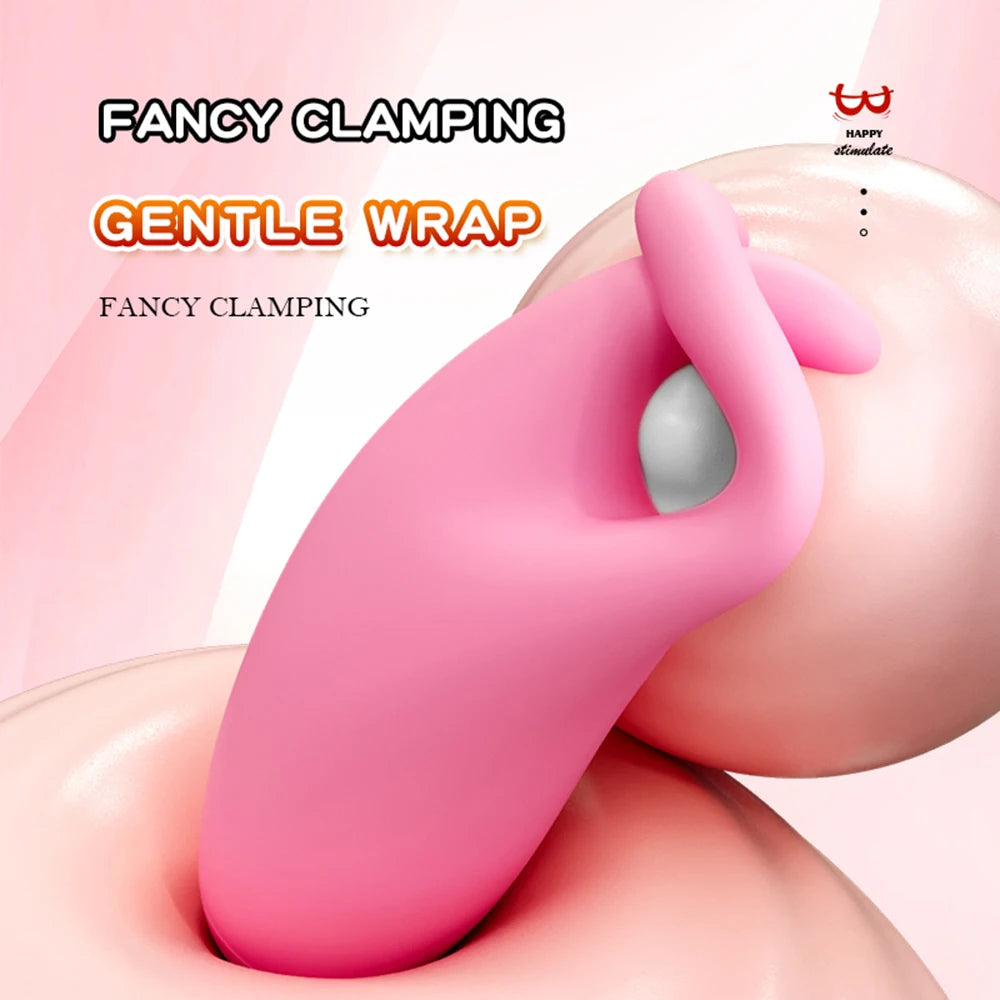 Nipple Clamp Vibrating Choker Vibrator For Women Breast Massage Fetish To Breast Labia Clip Stimulation Massager Bdsm Bondage