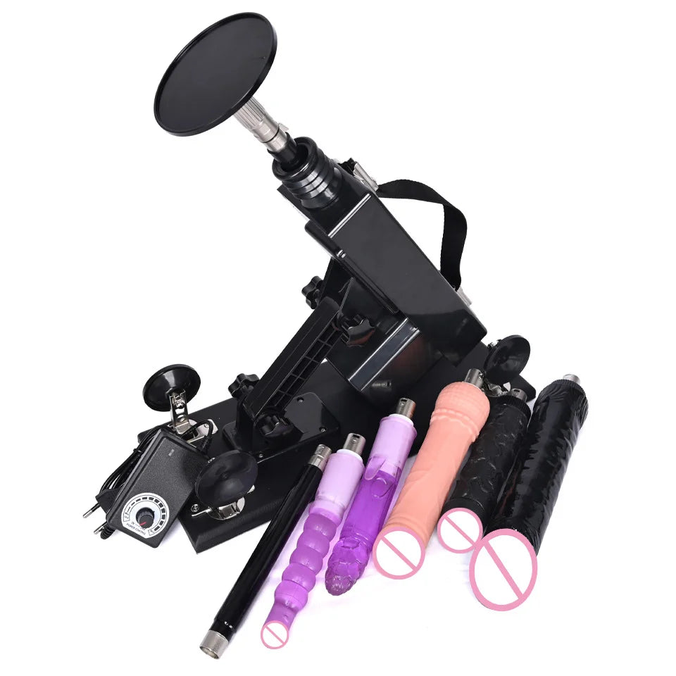 ASHBURN 3XLR Connector Sex Machine for Women and Men with Dildo Attachment Automatic Masturbation Machine Sex Toys Products