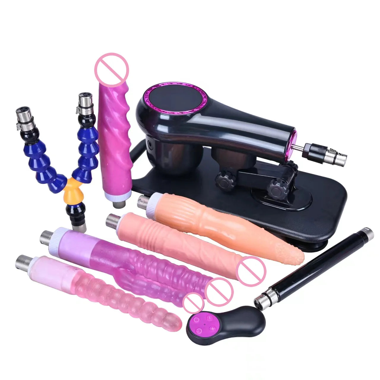 ROUGH BEAST New Sex Machine with 3XLR Attachments Automatic Telescopic Wireless Masturbation Machine for Women and Men Sex Toys