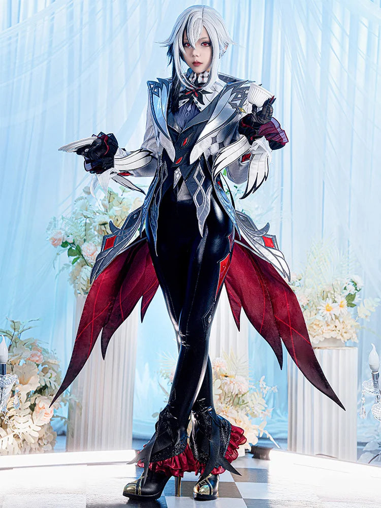 IN STOCK UWOWO Exclusive Genshin Impact arlecchino Cosplay Costume Game Outfit Halloween Costumes