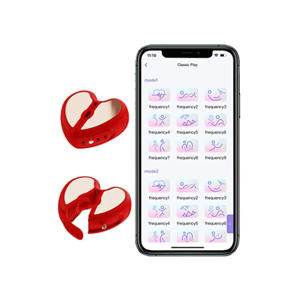 App Remote Control Nipple Clamp Vibrator Adult Sex Toys Nipple Stimulator Breast Massager BDSM Fetish Flirting Kinky for Women
