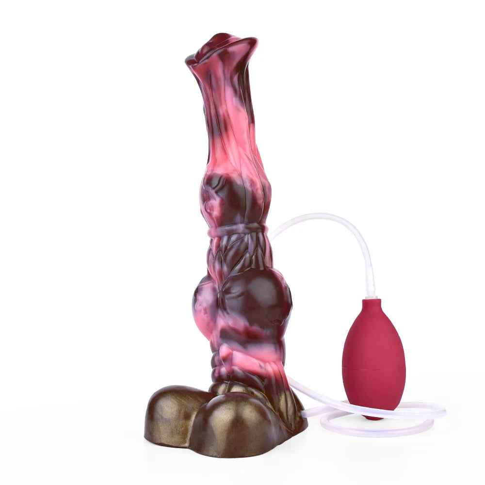 ASHBURN FERAL MUSTANG – Long Squirting Silicone Dildo with Suction Base