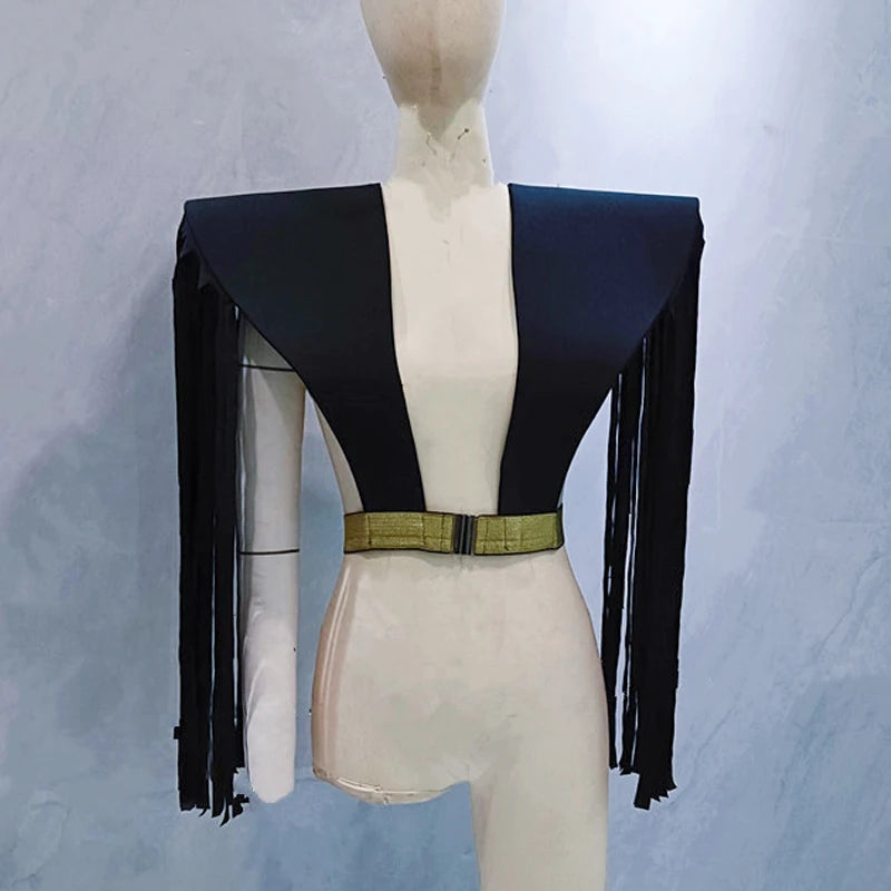 ASHBURN™ Dual Voltage LED Glitch Vixen Armor – Unisex LED Top or Wide-Leg Cover Options